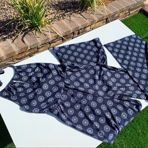 FOREVER 21 FLARED JUMPSUIT